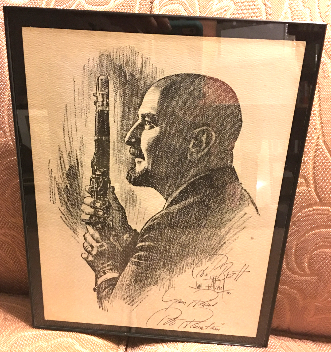 Image for Print of Pete Fountain, Autographed